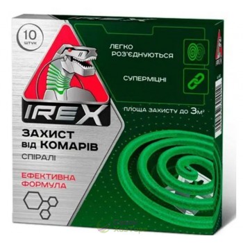 Спіралі від комарів IREX  (упаковка 10 спіралей)
